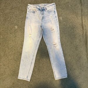 Old Navy Blue Slim Straight Jeans